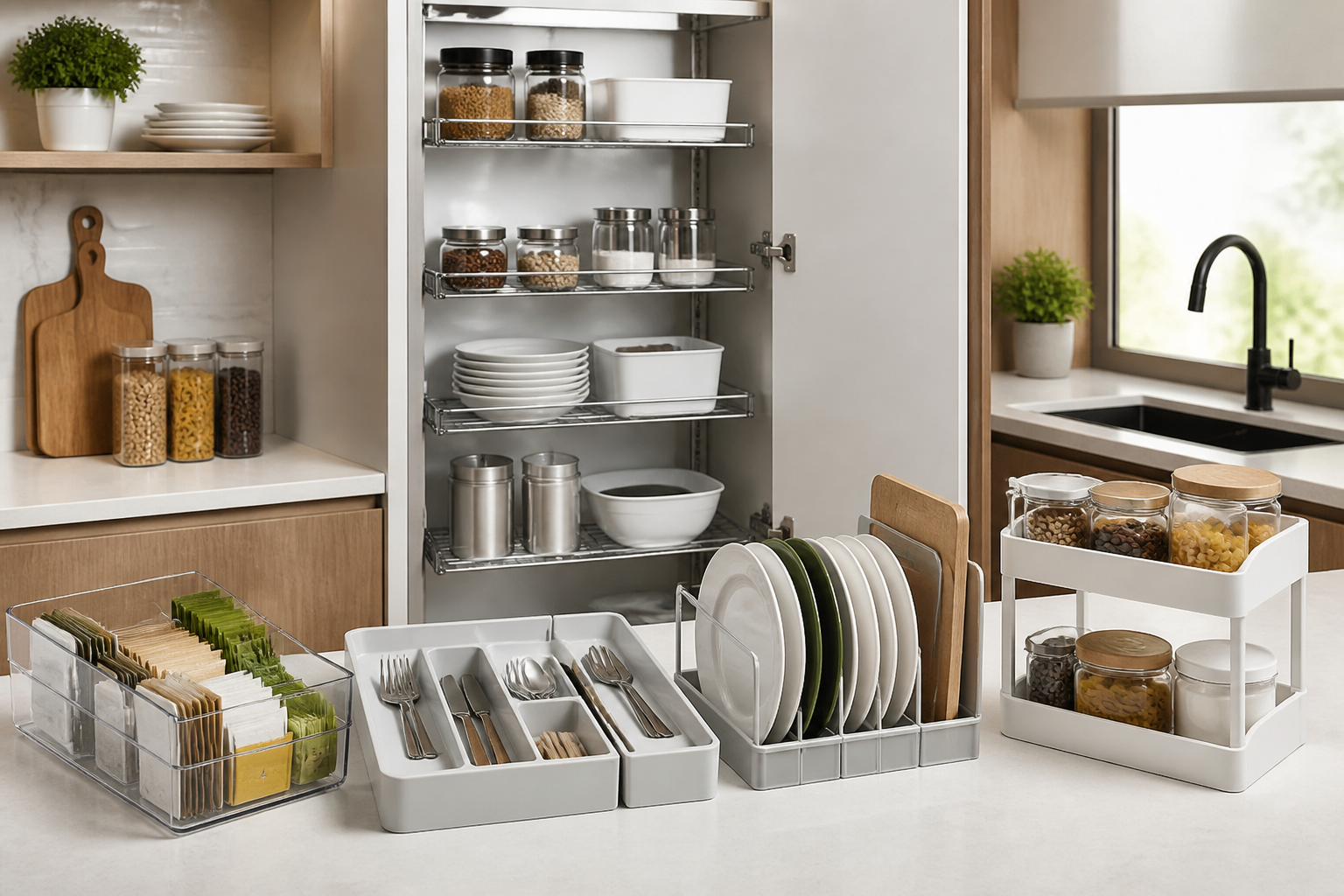 Kitchen Organization Tips and Products That Save Space